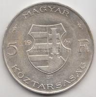 1947. 5Ft Ag "Kossuth" T:2- Adamo F8.1