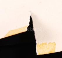 Szabó Zoltán (1929-): Férfi portré. Szén, karton, jelzett, kis szakadás az alján, 90×65 cm