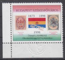 1998 Okmánybélyeg évfordulós levélzáró