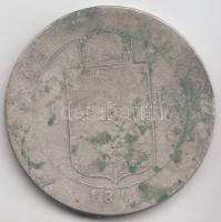 1878KB 1Ft Ag "Középcímer" T:3