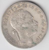 1890KB 1Ft Ag "Fiumei címer" T:2-,3