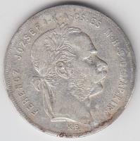 1879KB 1Ft Ag "Középcímer" T:3 Adamo M15