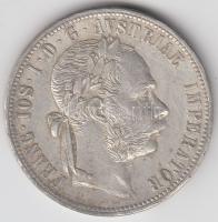Ausztria 1878. 1Fl Ag "Ferenc József" T:2- Austria 1878. 1 Florin Ag "Franz Joseph" C:VF
