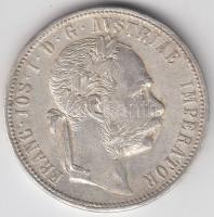 Ausztria 1880. 1Fl Ag "Ferenc József" T:2,2- Austria 1880. 1 Florin Ag "Franz Joseph" C:XF,VF