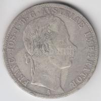 Ausztria 1864A 1Fl Ag "Ferenc József" T:3 Austria 1864A 1 Florin Ag "Franz Joseph" C:F