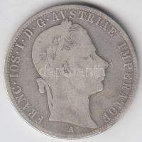 Ausztria 1858A 1Fl Ag "Ferenc József" T:3 Austria 1858A 1 Florin Ag "Franz Joseph" C:F