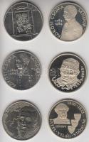 1983-85. 100Ft 6db különféle emlékpénz "Czóbel" / "Széchenyi" / "Kőrösi&quo...
