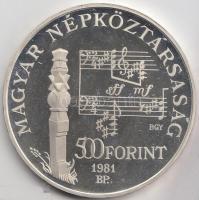 1981. 500Ft Ag "Bartók Béla" T:PP