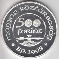 1992. 500Ft Ag "Szent László" T:PP