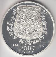 1996. 2000Ft Ag "Honfoglalás 1100. évfordulója" T:PP