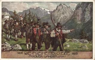 1806-1815 Die Freiheitskriege, Ttiroler Landsturm s: Ernst Kutzer (small tear)