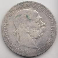 Ausztria 1900. 5K Ag T:3
Austria 1900. 5 Corona Ag C:F
Krause KM#2807