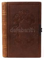 1856 Festetics Gyula gróf saját kézzel írt irodalmi naplója, 200 oldal francia, német és magyar nyelven írt bejegyzés, idézet irodalmi munkákból egészen 1898-ig helyszínekkel időpontokkal kapcsos vászonkötésű könyvben / 1856-1898 Literary diary of count Gyula Festetich. About 200 pages with quotes and notes in Hungarian, French and German