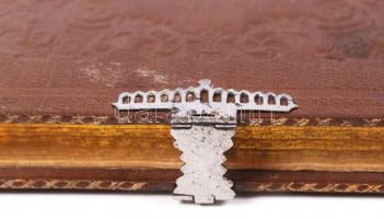 1856 Festetics Gyula gróf saját kézzel írt irodalmi naplója, 200 oldal francia, német és magyar nyel...