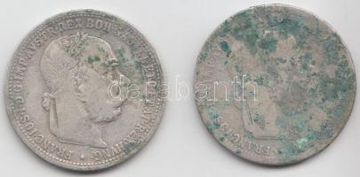 Ausztria 1895. 1K Ag (2x) T:2-,3
Austria 1895. 1 Corona Ag (2x) C:VF,F