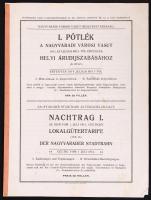 1914 Nagyváradi városi vasút részvénytársaság pótlék a helyi árudíjszabáshoz