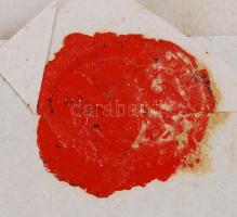 1833 Levél Győrbe Schwarzenau ovális bályegezővel, viaszpecséttel