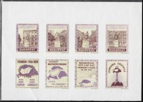 2003 Alkalmibélyeg Gyűjtő kiadványa: Irredenta replikák tétel 5 lapon klf kiadásokkal