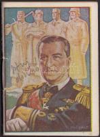 1940 Horthy Miklós kormányzó 75. születésnapja alkalmából kiadott kisméretű füzetecske, utólagos ceruzás becsmérlő bejegyzésekkel, 32 p.