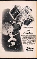 1940-1941 A Fehér Optika prospektusa fotókról, fényképezőgépekről és egyéb tartozékokról, 64 p