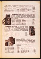1940-1941 A Fehér Optika prospektusa fotókról, fényképezőgépekről és egyéb tartozékokról, 64 p