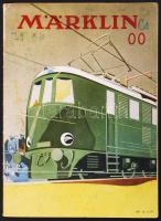 1939 Märklin 00 elektromos kisvasút színes képes modellkatalógus/  Märklin 00 modell train catalogue, 32 p.