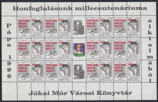 1996 Millecentenáriuma levélzáró ív (A4)