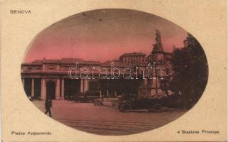 Genova railway station, automobiles