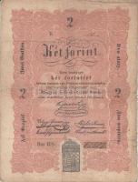 1848. 2Ft "Kossuth-bankó" T:III-