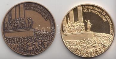 1998. "1848-49. forradalom és szabadságharc 150. évfordulója" aranyozott Br és Br emlékére...
