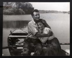 cca 1950 Magyar filmek werkfotói, 23x29 cm (3 db)