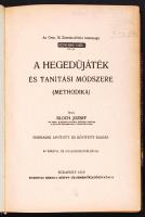 Bloch József: A hegedűjáték és tanítási módszere. (Methodika) 80 ábrával és 670 hangjegy példával Bp., 1919. Rozsnyai Károly Könyv-és Zeneműkiadó Hivatala Az Orsz. Magyar Zeneakadémia tananyaga. Félvászon kötésben