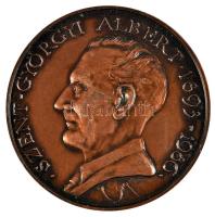 Lapis András (1942-) 1988. "Magyar Élettani Társaság Szeged / Szentgyörgyi Albert" Br emlékérem (42,5mm) T:1