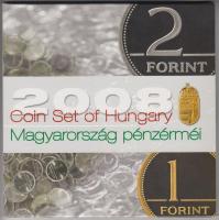 2008. 5-100Ft "Búcsú az egy- és kétforintostól" dísztokos szettben T:PP Csak 4000db!