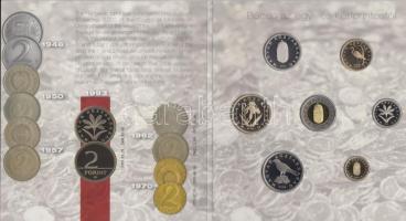 2008. 5-100Ft "Búcsú az egy- és kétforintostól" dísztokos szettben T:PP Csak 4000db!