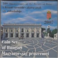 2007. 1Ft-100Ft 8klf db, szettben, benne 50Ft "50 éves a Római Szerződés" T:PP