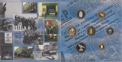 2006. 1Ft-100Ft "1956-os Forradalom" 7klf db dísztokos szettben T:PP