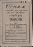 1916 Háborús atlasz 32 kis térképpel / War atlas with 32 small maps