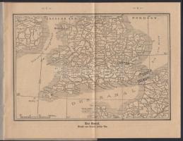 1916 Háborús atlasz 32 kis térképpel / War atlas with 32 small maps