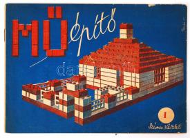 cca 1930 A mŰépítő társasjáték képes füzete