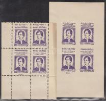 1927 Pilvax kávéház emléktábla leleplezés lila színű fogazott és vágott négyestömb