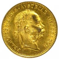 Ausztria 1915. 1D Au "Ferenc József" (3.49g/0.986) utánveret T:2 ph. Austria 1915. 1 Ducat Au "Franz Joseph I" (3.49g/0.986) restrike C:XF edge error