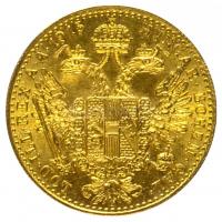 Ausztria 1915. 1D Au "Ferenc József" (3.49g/0.986) utánveret T:2 ph.
Austria 1915. 1 Ducat...