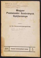 1943 Magyar postaüzemi szabványok gyűjteménye I.