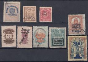 9 db klf okmánybélyeg