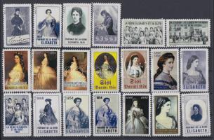 20 db modern Sissy reklámbélyeg