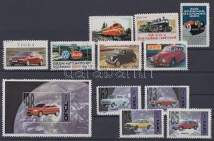11 db modern közlekedés reklámbélyeg