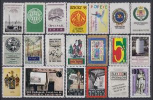 20 db modern reklámbélyeg