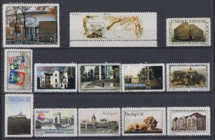 13 db modern reklámbélyeg