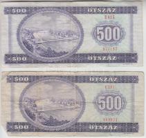 1990. 500Ft (2x) T:III,III-